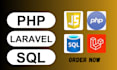 be your php laravel developer, backend developer, full stack web developer