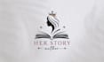 design a creative feminine author logo for your brand
