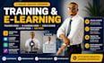 create engaging ai corporate  vsls training video course elearning video