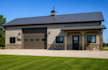 design a complete barndominium  and pole barn house architectural drawing set