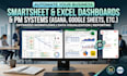 smartsheet project management spreadsheet automate excel dashboard asana reports