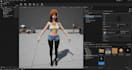 do unreal engine game character 3d assets integration rig animation retargeting