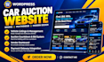 design wordpress car aution bidding website wordpress multivendor website design