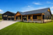 design barndominium plan and pole barn house plan for permit