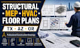 design structural engineering, mep, hvac, architectural floor plans in tx az or