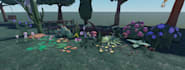 a pack of organic game assets