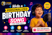 write a personalized birthday song for your child