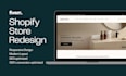 redesign shopify landing page