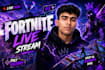 fortnite live streaming thumbnail