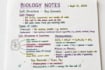 create asthetic hand written study notes for you subject