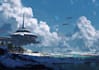 create epic sci fi concept art and futuristic environment design