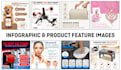 design amazon product listing images, infographic and create lifestyle photo