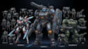 design sci fi mecha and robot concept art