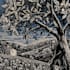 create a true woodcut or linocut illustration