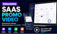 create an engaging saas promo video for your software or app
