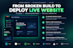 fix lovable ai, build replit migrate, base44, supabase, saas fix , claude code