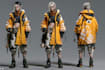 cyberpunk female character desing