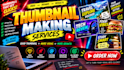create a perfect youtube thumbnail design for you