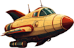 draw high quality spaceship concept