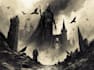 dark medieval art illustration for you
