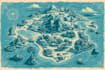 create cartoon vector map like where waldo
