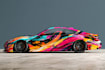 unique van wrap design