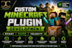develop custom minecraft spigot and paper plugins in java