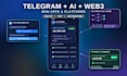 connect telegram mini app bot to claude rag ai web3 crypto VA p2p tradingview