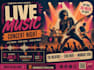 draw an event concert poster flyer illustration