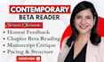 be your contemporary romance beta reader for rom com and dark romance