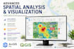 create custom gis maps, spatial analysis and arcgis pro maps