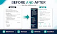 professionally format and redesign your resume or CV