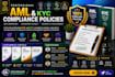 write professional aml and kyc compliance policies
