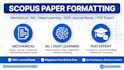 format  and edit your mechanical with machine learning deep learning papers