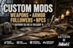 edit create or port custom weapon armor follower mod skyrim ae se mod fallout 4