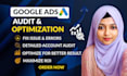 audit, fix and optimize google search ads, shopping and performance max campaign
