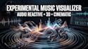 create experimental music visualizer audio reactive 3d animation cinematic video