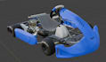 make low mid high poly 3d car model with blender