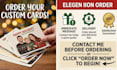 design custom christmas cards with personalized illustrations