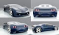 create 3d car model vehicle design car rendering stl 3d printing game ready car