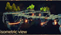 create low poly 3d environment assets, modular game prop and isometric scene