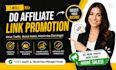 do affiliate link promotion