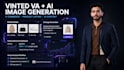 be your vinted ecommerce virtual assistant and ai image generation expert