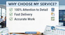 do accurate data entry and web research