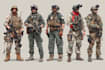 draw 2d game art military character design