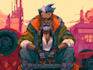 design anime character , cyberpunk character