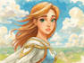 do cute disney cartoon portrait