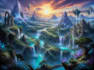design amazing fantasy landscape