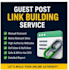build niche relevant SEO backlinks and guest post links