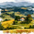 paint landscapes in watercolor